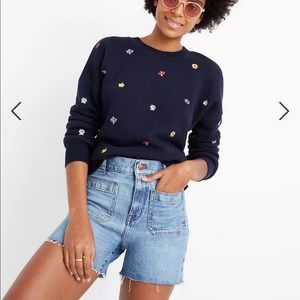 EUC Madewell High-Rise Denim Short Size 25